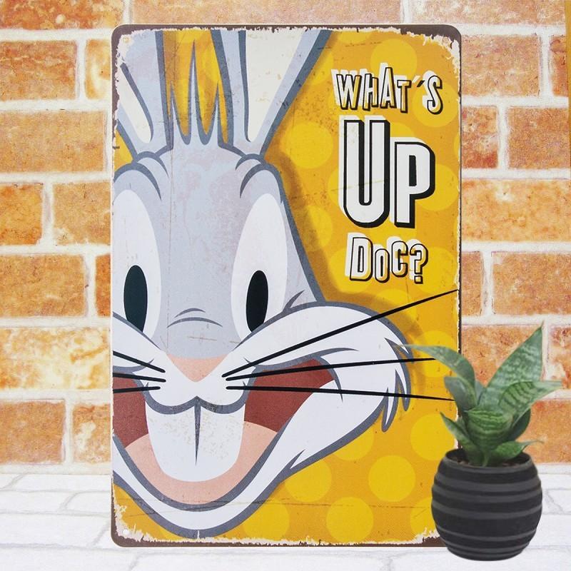 ブリキ看板k バッグスバニー うさぎ アートパネル 絵画 イラスト 家 玄関 置物 カフェ風 雑貨 アメコミ キャラクター アメリカン雑貨 かわいい K Bugs アートパネル 太陽雑貨ren 通販 Yahoo ショッピング