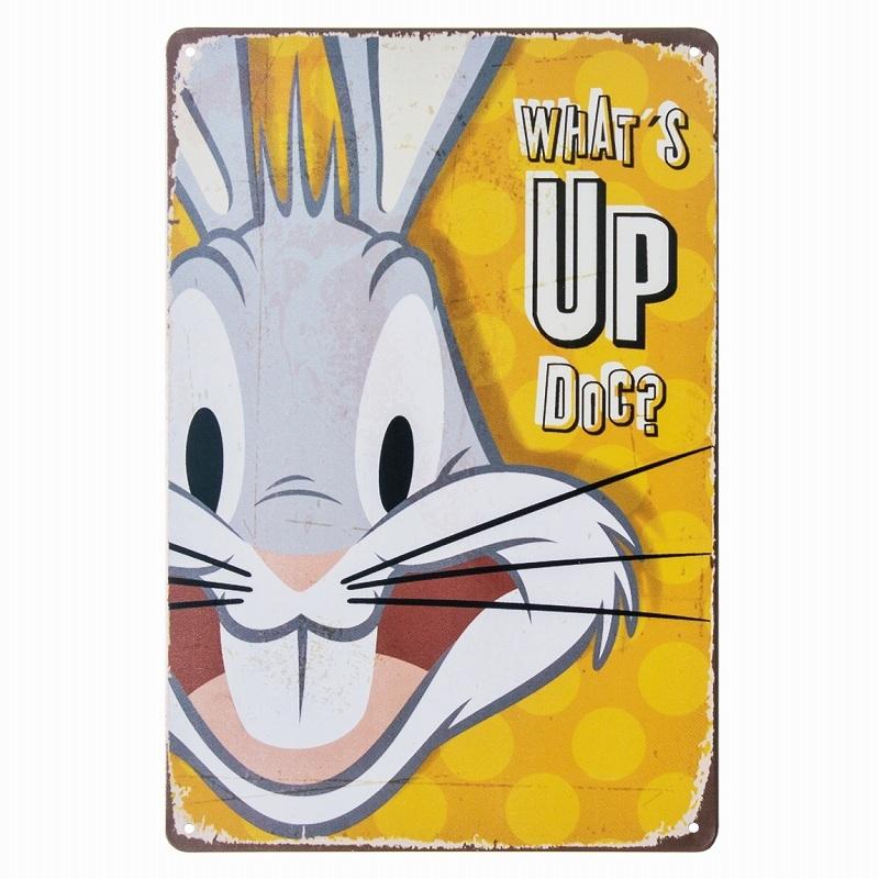 ブリキ看板k バッグスバニー うさぎ アートパネル 絵画 イラスト 家 玄関 置物 カフェ風 雑貨 アメコミ キャラクター アメリカン雑貨 かわいい K Bugs アートパネル 太陽雑貨ren 通販 Yahoo ショッピング