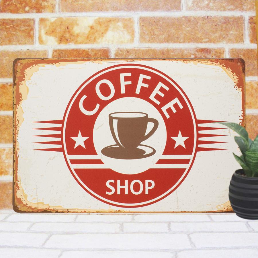 爆売り カフェ風 ポスター ブリキ看板s コーヒー Aw 雑貨 アートパネル サインボード サインプレート 絵画 イラスト 壁掛け レトロ風 赤色 Supplystudies Com