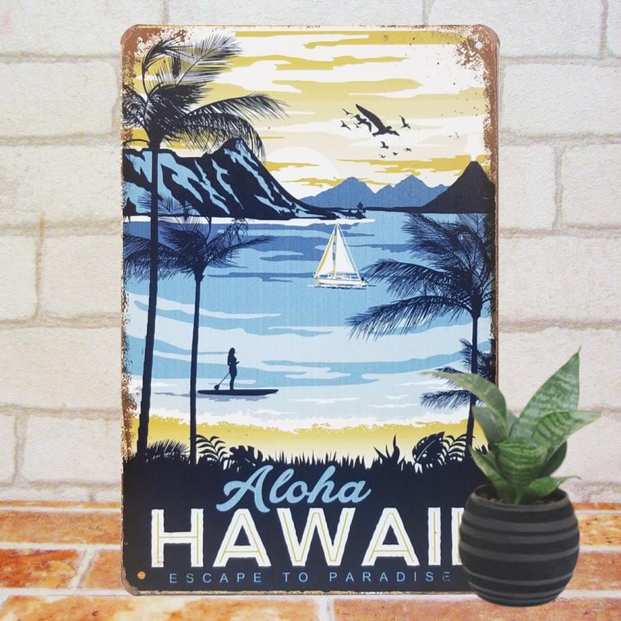 ハワイアン アートパネル ブリキ看板k HAWAII ビーチ インテリア ポスター 雑貨 サインボード サインプレート 絵画 壁掛け おしゃれ  aloha マリン :k-haw:アートパネル 太陽雑貨ren - 通販 - Yahoo!ショッピング