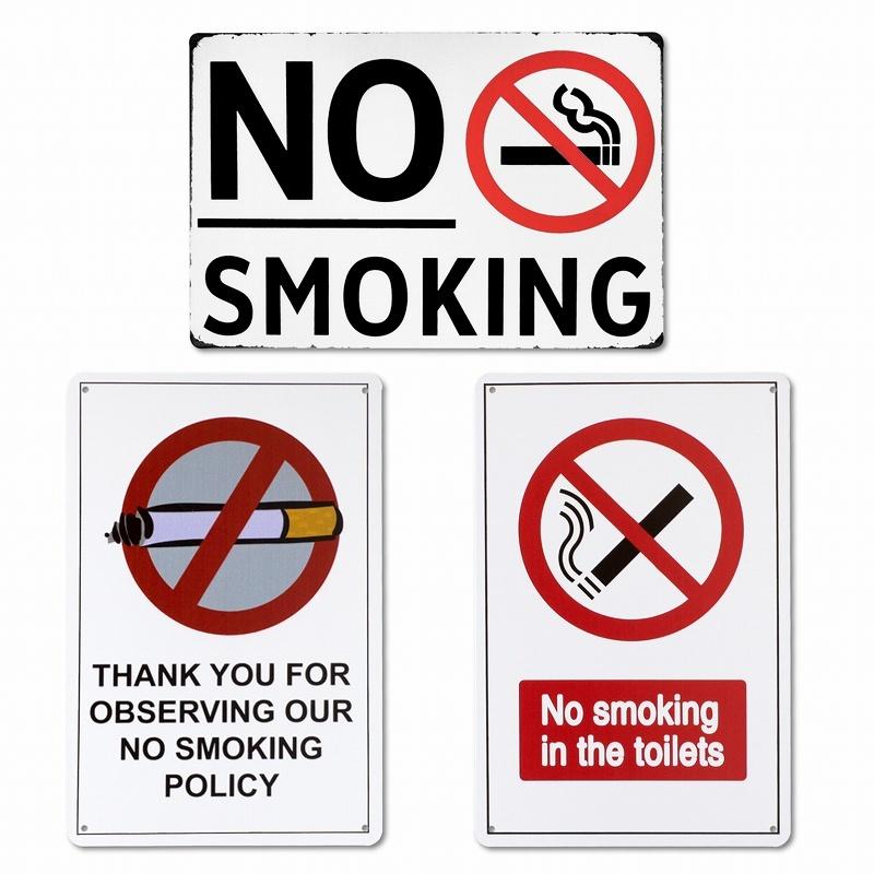 アメリカ雑貨 看板 禁煙プレートm1 ブリキ看板 ポスター インテリア