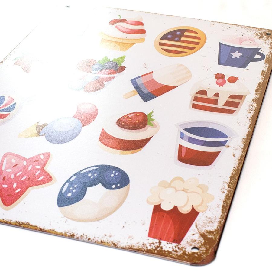 ブリキ看板 アメリカン スイーツ K16 ポスター インテリア カフェ スイーツ ケーキ イチゴ 絵画 おしゃれ かわいい アメリカン雑貨 K Swe 16 アートパネル 太陽雑貨ren 通販 Yahoo ショッピング