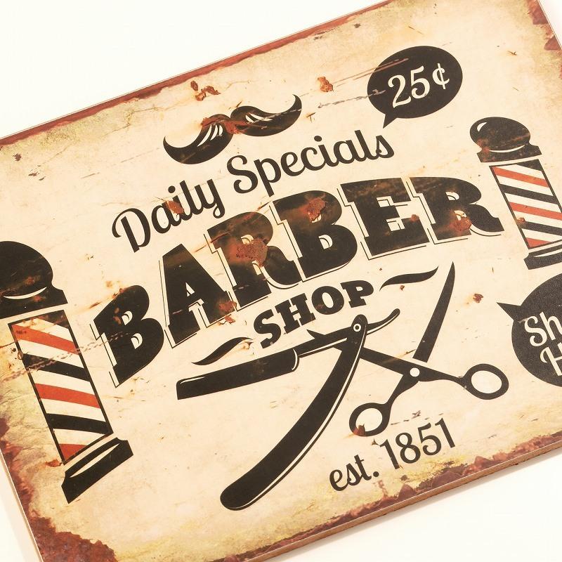 木製看板40 バーバーインテリア サインポール 理髪店 美容院 ポスター 絵 壁掛け インテリア雑貨 Barber アートパネル 絵画 イラスト モダン ヴィンテージ風 M40 25 アートパネル 太陽雑貨ren 通販 Yahoo ショッピング