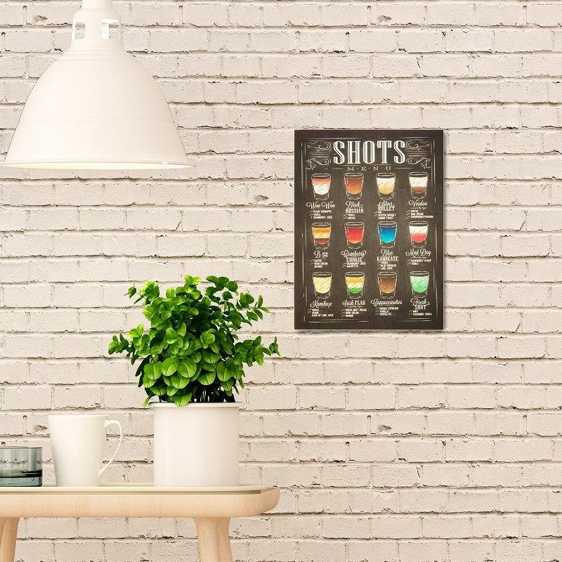 カクテル メニュー お酒 ポスター 木製看板40 アートパネル イラスト