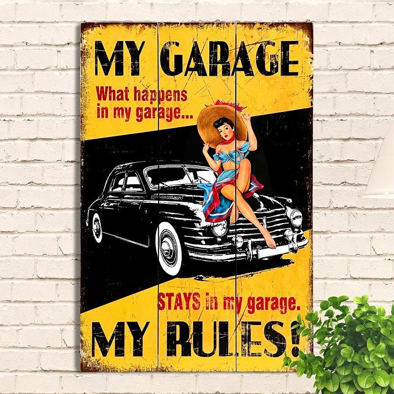 木製看板60 ガレージ 車 ポスター 絵 壁掛け アートパネル イラスト 絵画 オーナメント アメリカン雑貨 プレート ボード モダン レトロ風 大型 特大サイズ M60 Gara Mm アートパネル 太陽雑貨ren 通販 Yahoo ショッピング