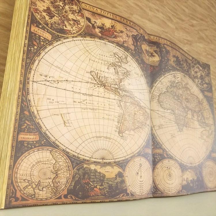 木製看板オブジェb65 世界地図 アートパネル アンティーク雑貨 古地図 イラスト インテリアブック ダミーブック 本型 洋書 壁飾り 北欧 大きい 大型 M65b Sek アートパネル 太陽雑貨ren 通販 Yahoo ショッピング