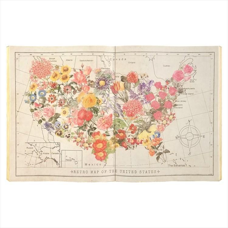木製看板オブジェb65 アメリカ地図 お花 アートパネル かわいい雑貨 イラスト インテリアブック ダミーブック 本型 洋書 壁飾り 北欧 大きい 大型 M65b Usa アートパネル 太陽雑貨ren 通販 Yahoo ショッピング