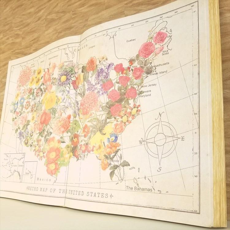 木製看板オブジェb65 アメリカ地図 お花 アートパネル かわいい雑貨 イラスト インテリアブック ダミーブック 本型 洋書 壁飾り 北欧 大きい 大型 M65b Usa アートパネル 太陽雑貨ren 通販 Yahoo ショッピング