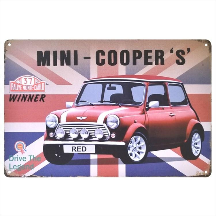 ブリキ看板k ミニクーパー Mini 3 ポスター 絵 自動車 イギリス 壁掛け 金属アートパネル イラスト 絵画 オーナメント アメリカン雑貨 プレート モダン Mini3 アートパネル 太陽雑貨ren 通販 Yahoo ショッピング