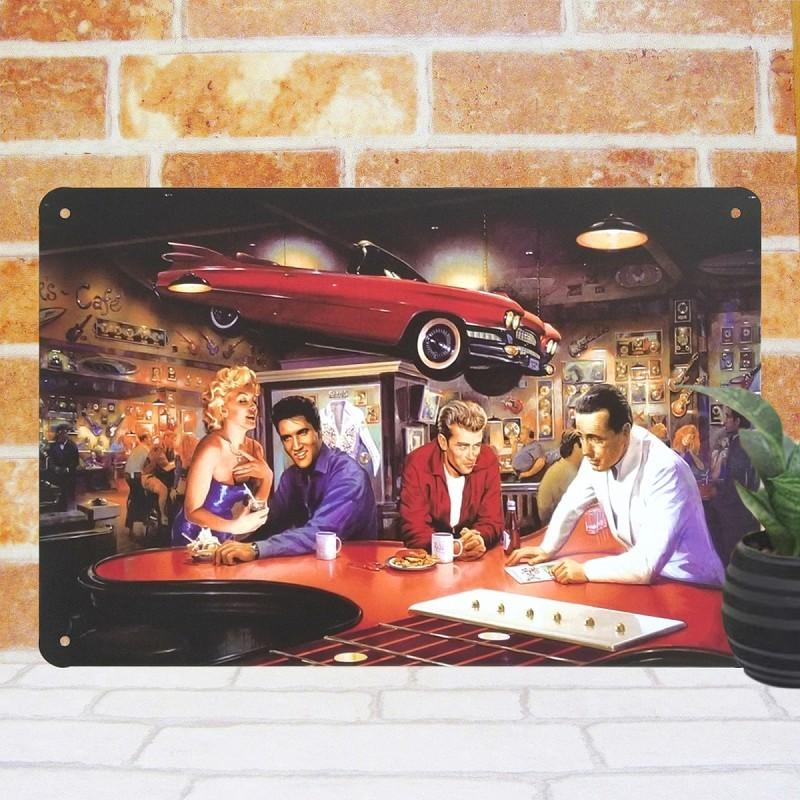 マリリンモンロー ポスター エルビスプレスリー ジェームスディーン ハンフリーボガート ブリキ看板k Bar バー アメ車 アートパネル 絵画 イラスト Mjedak アートパネル 太陽雑貨ren 通販 Yahoo ショッピング