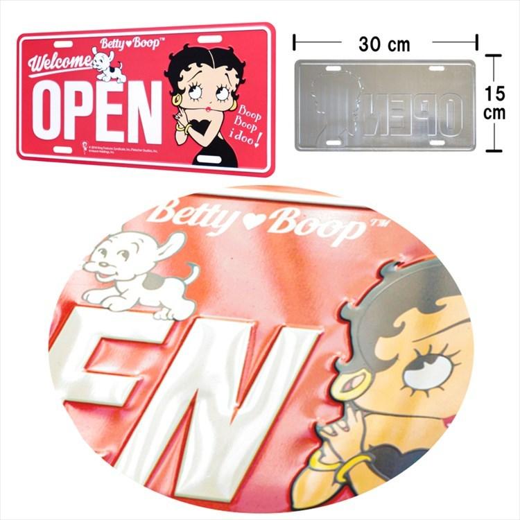 アメコミグッズ アメリカ雑貨 看板 ブリキ看板 ベティちゃん 犬 m1