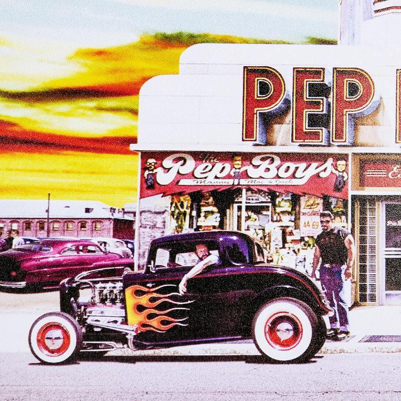デザイン看板】PEP BOYS 車屋さん☆1000種類☆れんと☆自動車 アメ車