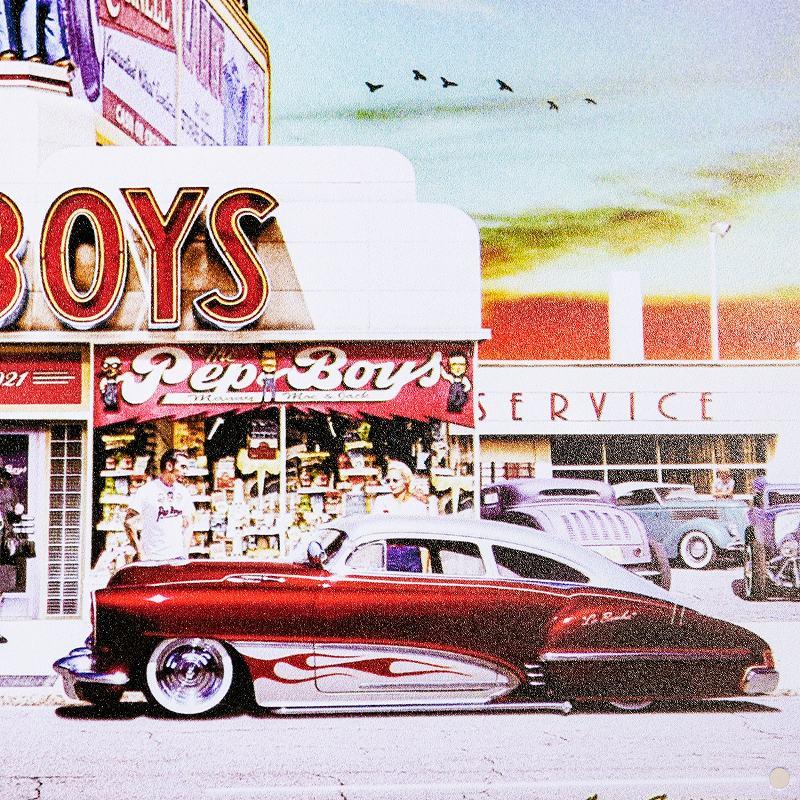 デザイン看板】PEP BOYS 車屋さん☆1000種類☆れんと☆自動車 アメ車