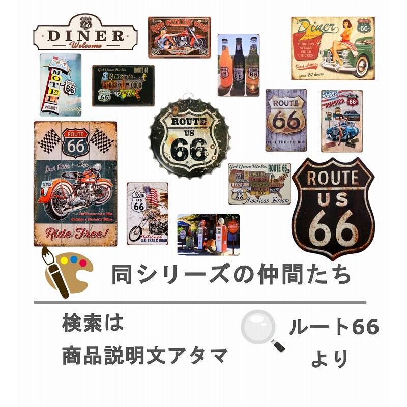 ポイント10倍」 アメリカン雑貨 ルート66 ブリキ看板 黒d2 ポスター エンブレム マーク おしゃれ ビンテージ ヴィンテージ 白黒 モノクロ アメリカ雑貨｜taiyozakka｜03