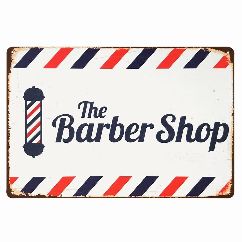 バーバーインテリア ブリキ看板s BARBER ポスター バーバー バーバーインテリア ブリキ看板s BARBER ポスター バーバー