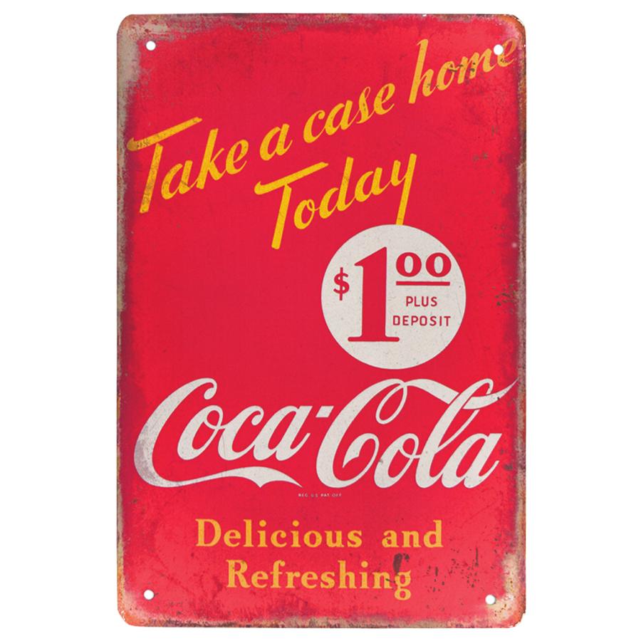 コカコーラ グッズ ポスター ブリキ看板s コカ コーラ 1 インテリア 雑貨 サインボード サインプレート 絵画 イラスト 壁掛け 赤色 レッド アメリカン雑貨 S Coca1 アートパネル 太陽雑貨ren 通販 Yahoo ショッピング