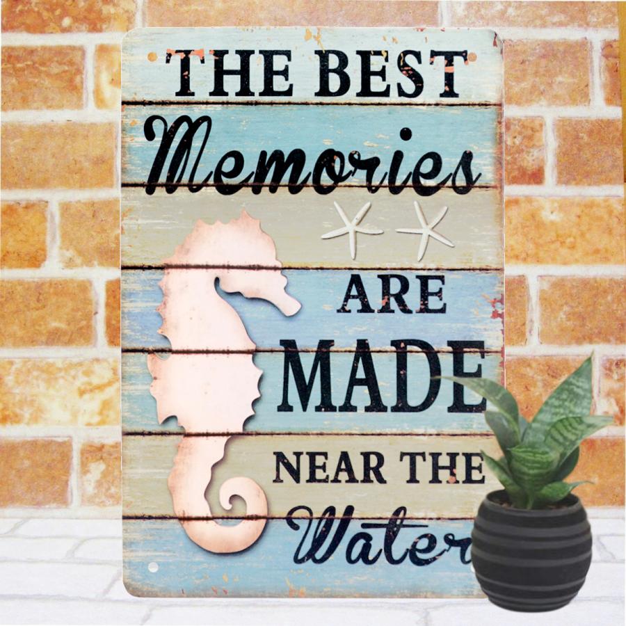 アートパネル 海 インテリア モダン ブリキ看板s タツノオトシゴ ポスター 夏 ビーチ マリン ハワイアン 絵画 おしゃれ かわいい ブルー S Seaho アートパネル 太陽雑貨ren 通販 Yahoo ショッピング