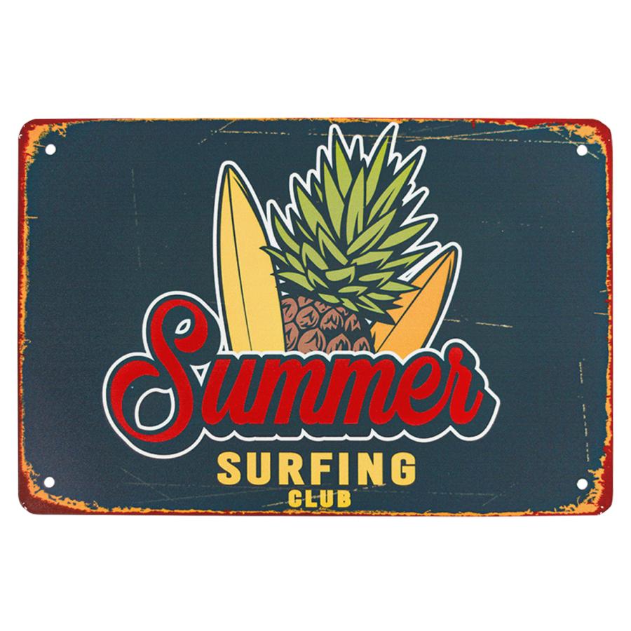 ハワイアン アートパネル ブリキ看板s サーフィン 夏 パイナップル ポスター グッズ 雑貨 サインボード サインプレート 絵画 イラスト マリン 果物 パイン S Sum Pin アートパネル 太陽雑貨ren 通販 Yahoo ショッピング