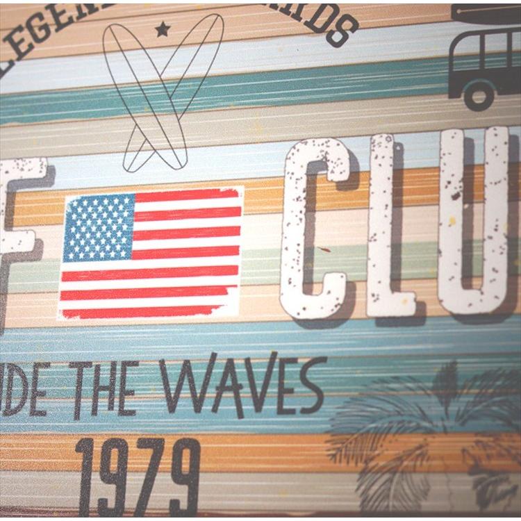 デザイン看板 A4】サーフィン フェンス 海☆絵アートパネル ブリキ看板