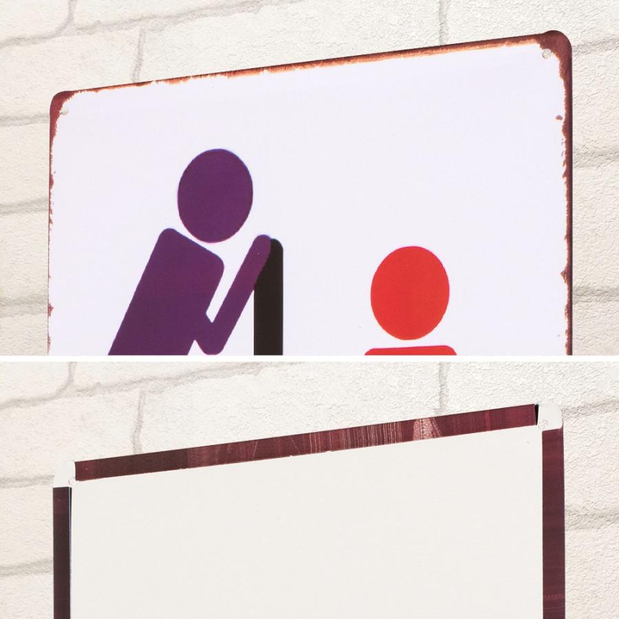 トイレプレートno ブリキ看板 インテリア サインボード サインプレート 男女 トイレマーク 標識 表示 ピクトグラム ピクトマーク ドア Toi No アートパネル 太陽雑貨ren 通販 Yahoo ショッピング