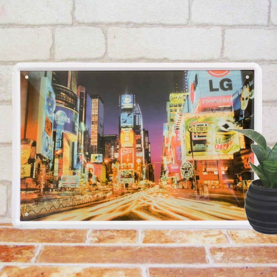 タイムズスクエア ブロードウェイ ニューヨーク ポスター ブリキ看板 C Usabroyk アートパネル 太陽雑貨ren 通販 Yahoo ショッピング