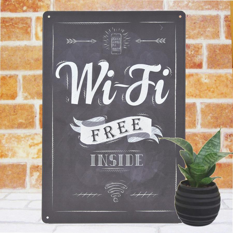 ブリキ看板 Wifi ワイファイ ポスター 絵 壁掛け 金属アートパネル Wifiスポット Wi Fi イラスト 絵画 アメリカン雑貨 サインプレート モダン 白黒 Wifibl アートパネル 太陽雑貨ren 通販 Yahoo ショッピング
