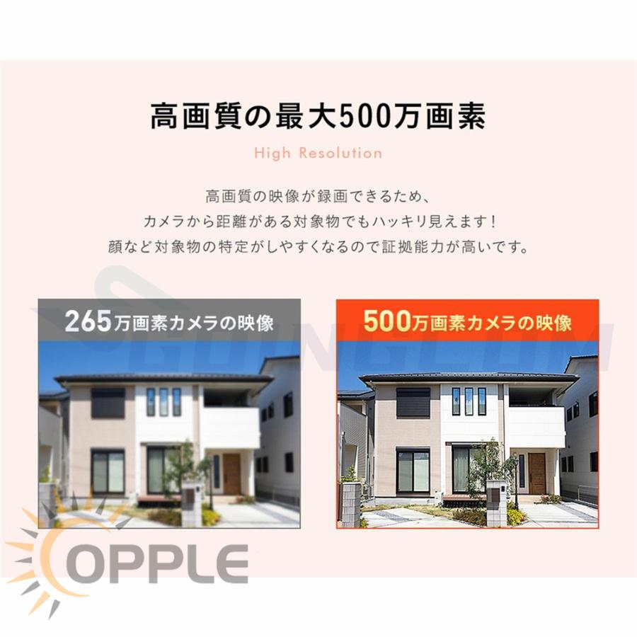 防犯カメラ ワイヤレス 監視カメラ 屋外 wifi 500万画素 50mまで暗視撮影 スマホ対応 5倍ズーム 定時録画 マイク内蔵 双方向音声 IP66防水 パンチルト 動体検知｜taji-sutore｜11