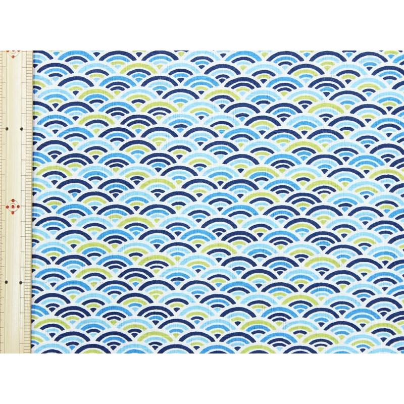 色彩青海波文様 全4色【布地 生地 和柄】【和柄生地】【RS1 色彩青海波文様 全4色【布地 生地 和柄】【和柄生地】【RS1