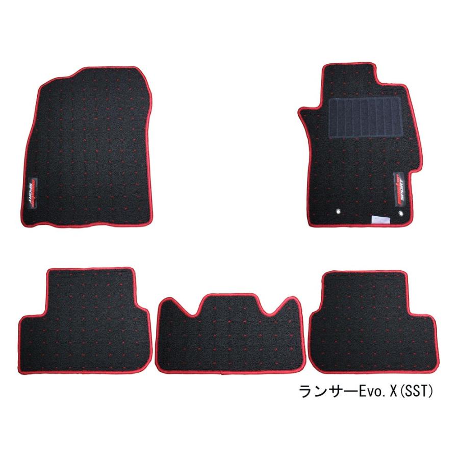 フロアマット　ウミガメ 三菱（MITSUBISHI） ランサーエボリューション10用フロアマット