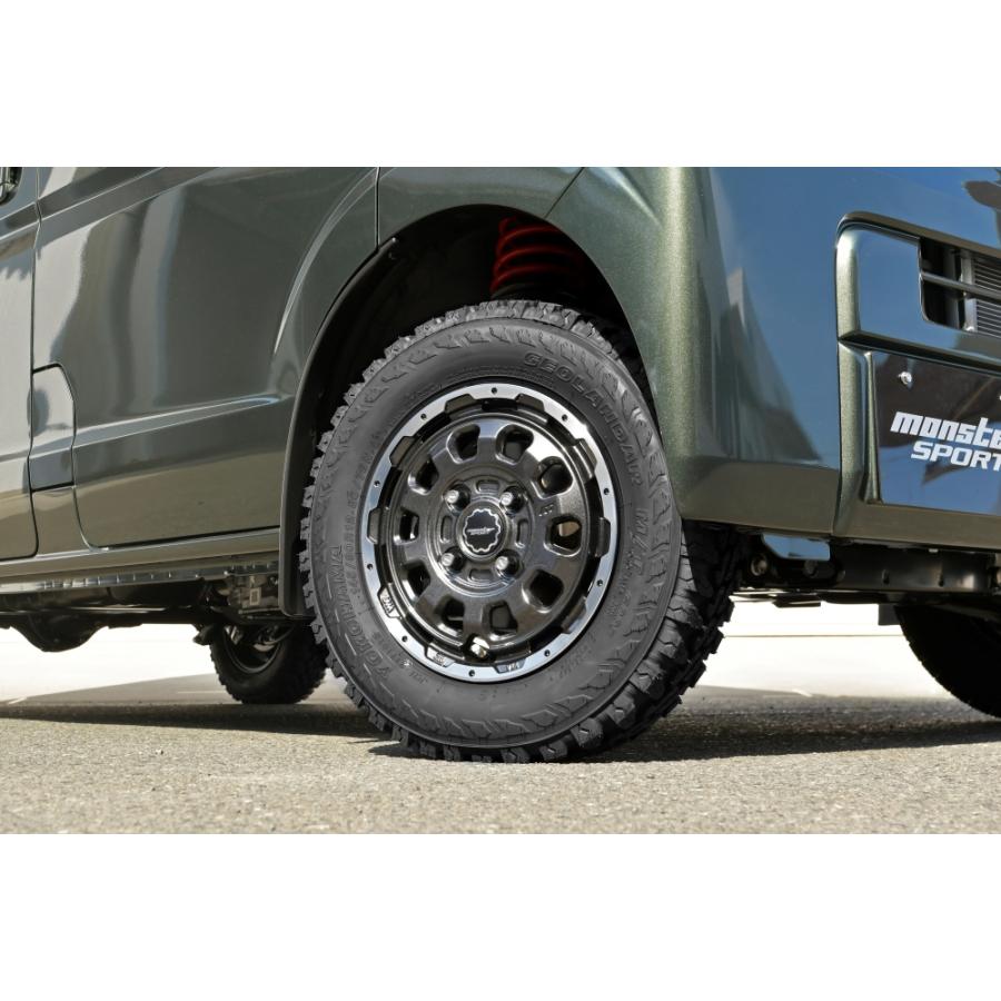 MONSTER SPORT GX10T アルミホイール 12inch×4.0B ガンメタ 683100