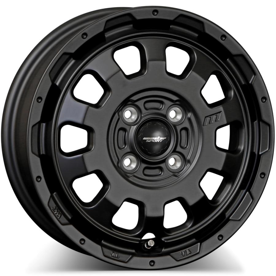 MONSTER SPORT GX10T アルミホイール 14inch×4.5J マットブラック