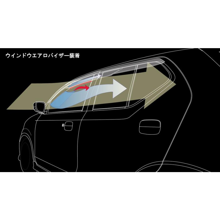 スイフト ウィンドウエアロバイザー スイフトスポーツZC32S/スイフトZC