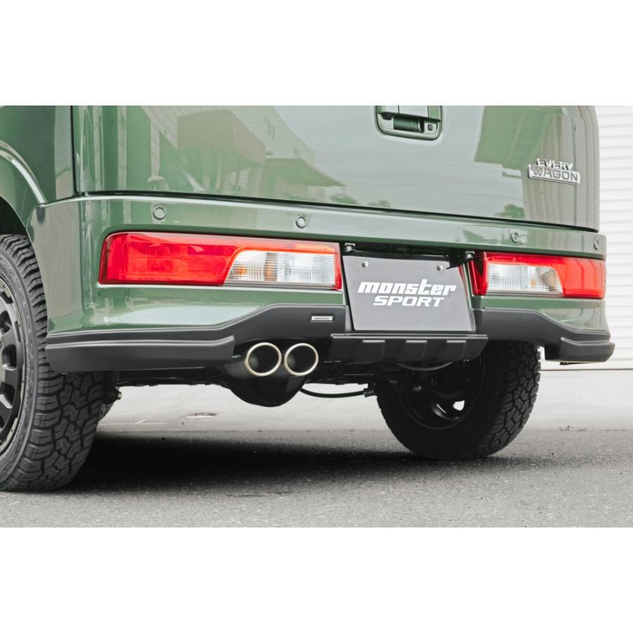 エブリイワゴン MONSTER SPORT TOUGH リヤアンダーガーニッシュ(マット