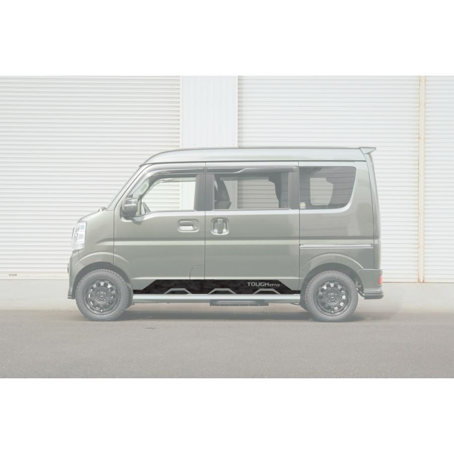 エブリイワゴン MONSTER SPORT TOUGH STYLE サイドデカール (鉄錆柄