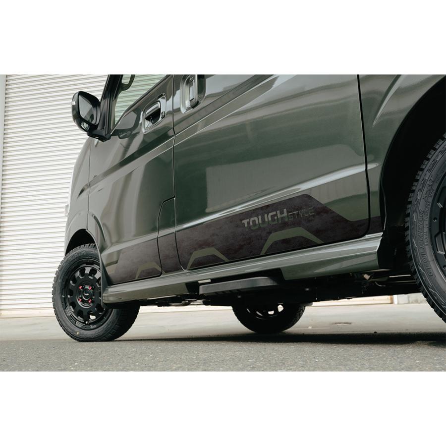 エブリイワゴン MONSTER SPORT TOUGH STYLE サイドデカール (鉄錆柄
