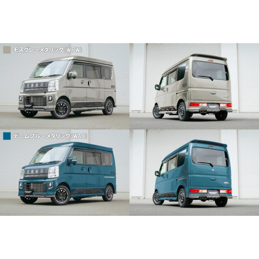 エブリイワゴン MONSTER SPORT TOUGH STYLE サイドデカール (鉄錆柄