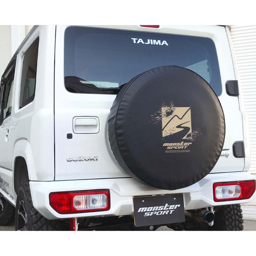 なっとうまぜまぜくん様JB64Wスペアタイヤカバーステアリングカバー