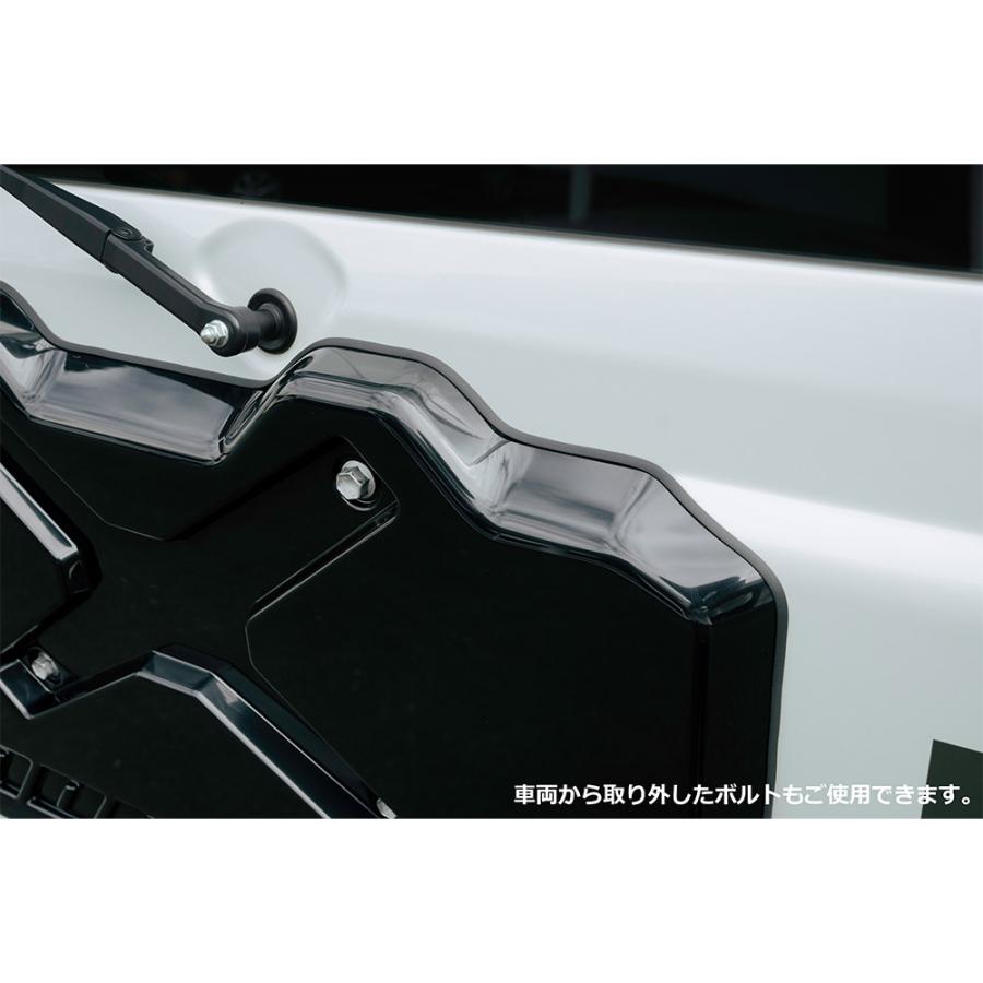 ジムニー MONSTER SPORT スペアタイヤレスカバー ABS(未塗装) ジムニー