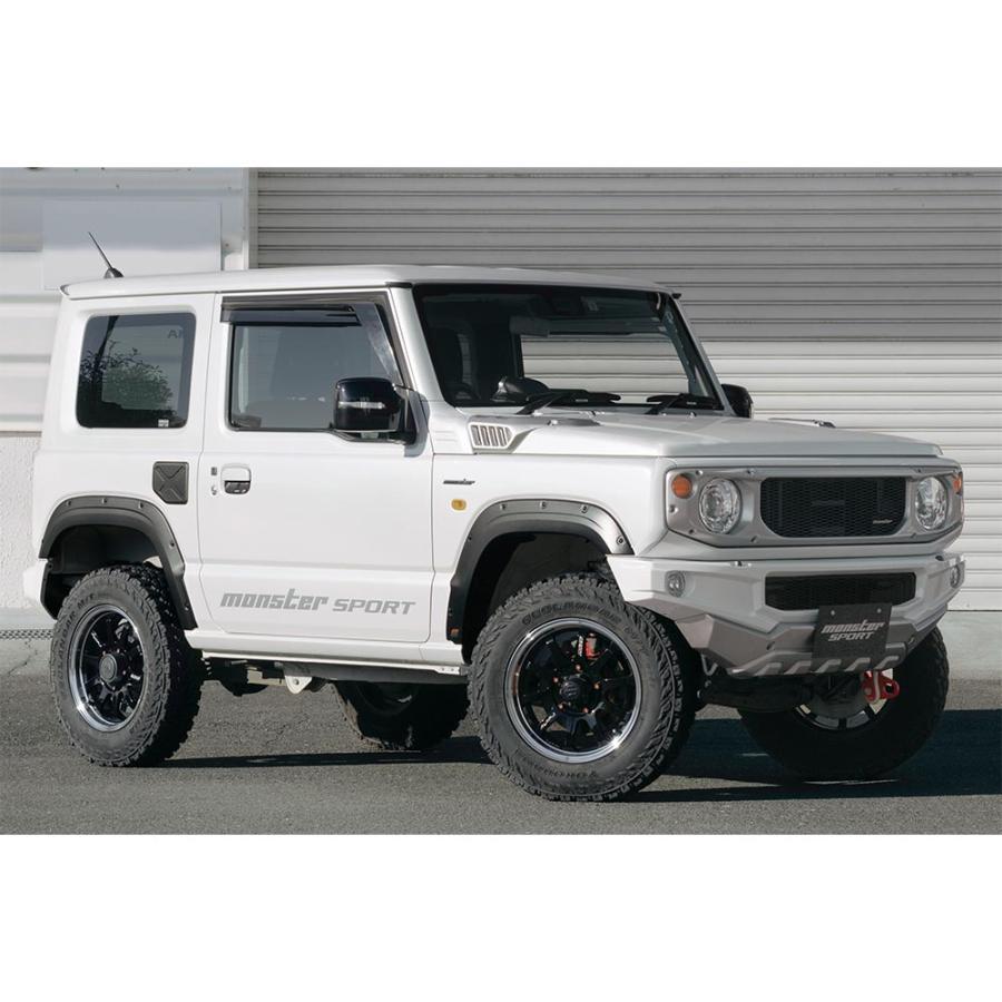 ジムニー MONSTER SPORT フェンダーガーニッシュ AES(黒シボ) ジムニー
