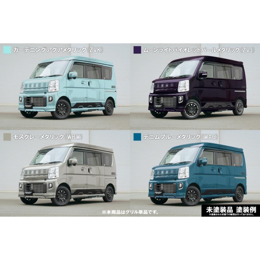 エブリイワゴン MONSTER SPORT TOUGH グリル (未塗装) エブリイワゴン