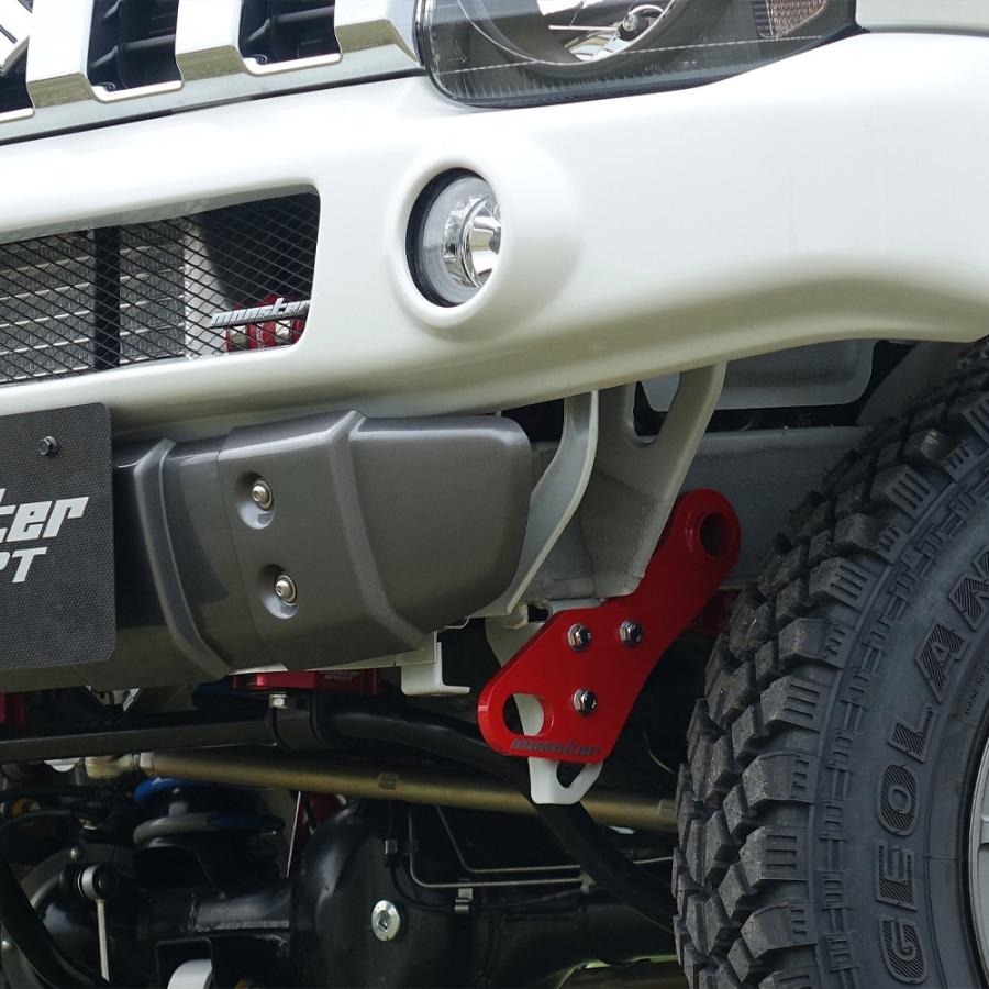 ジムニー JB23W 牽引フック単品 フロント左用 モンスタースポーツ 小型
