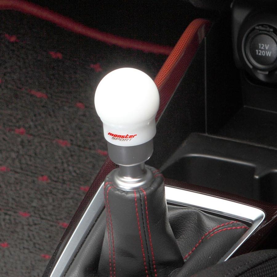 スイフト スイフトスポーツ ZC33S シフトノブ 球タイプ 白 モンスター 