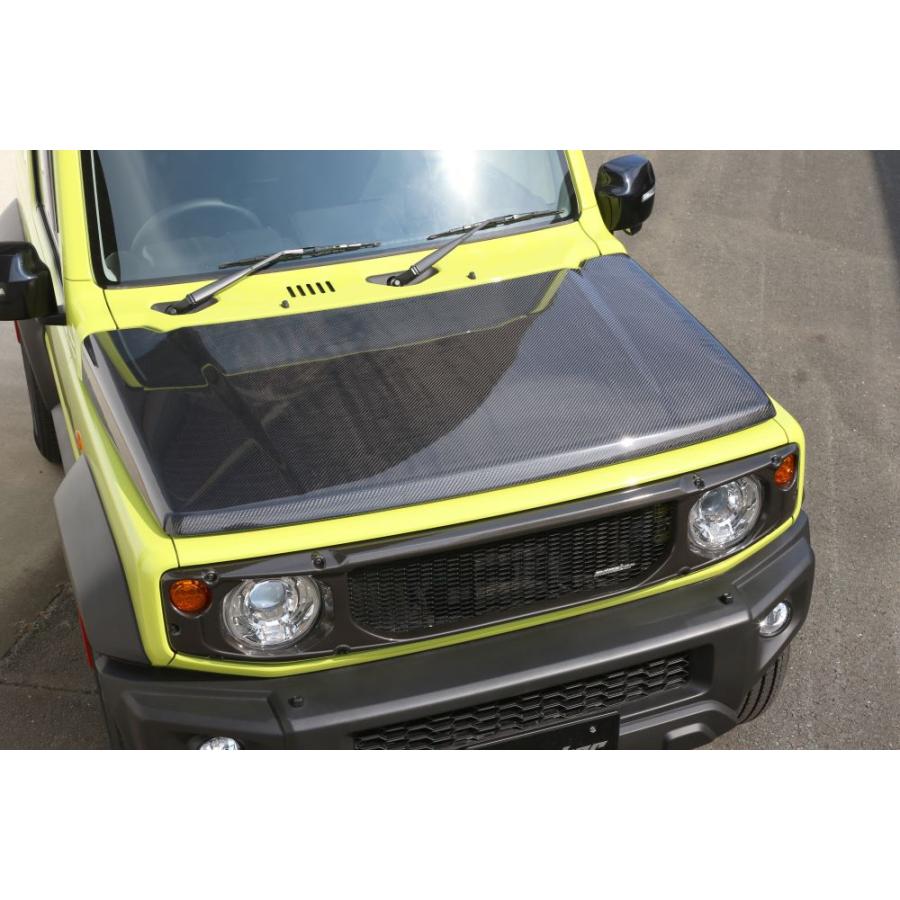 ジムニー MONSTER SPORTカーボンエンジンフード ジムニー[JB64W