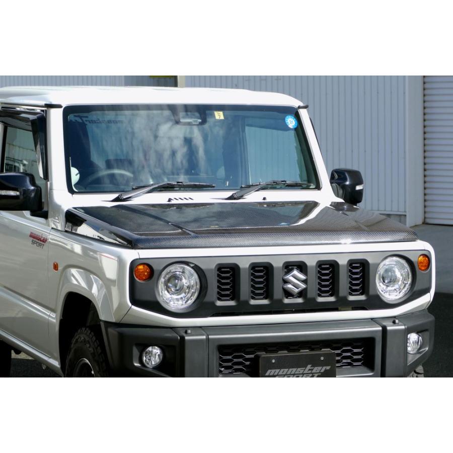 ジムニー MONSTER SPORTカーボンエンジンフード ジムニー[JB64W