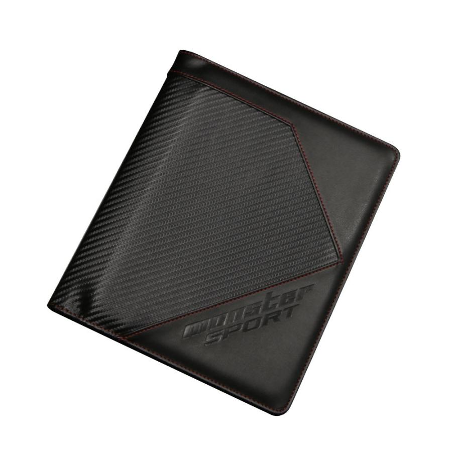 車検証ケース モンスタースポーツ 車検証ケース カーボン調レザー レッドステッチ Zzzs12 タジマストアyahoo ショッピング店 通販 Yahoo ショッピング