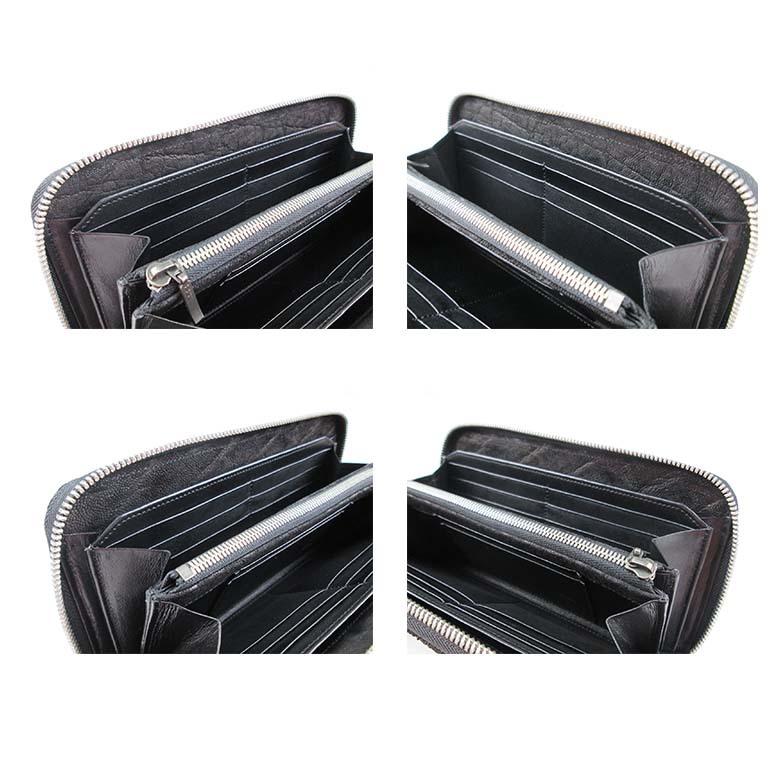Luggage AOKI 1894（ラゲージ アオキ 1894） African Elephant（アフリカン エレファント） 長財布（ラウンドファスナータイプ） 2498 送料無料 日本製の画像