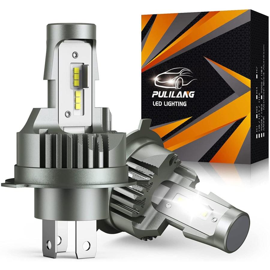 高価値 6500k 高輝度 Cspチップ搭載 車検対応 Ledバルブ 車用 Hi Lo切替 ヘッドライト Led H4 Pulilang ホワイト Ip 爆光 ヘッドライト ヘッドランプ Lolas Com Co