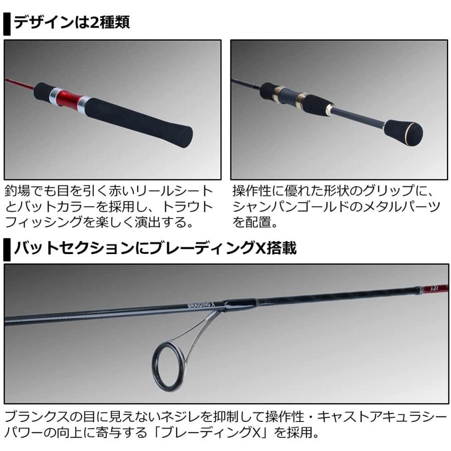 珍しい ダイワ Daiwa トラウトx N At 46xul N ブラック トラウトロッド Mgahop Com Br