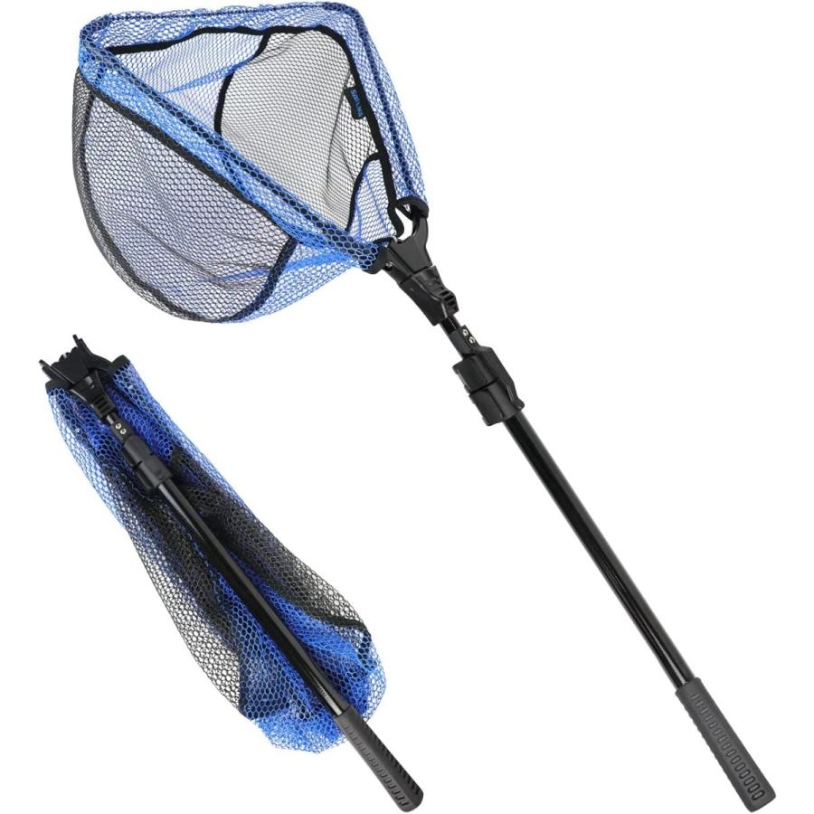 折り畳み ランディング ネット タモ網 玉網 軽量 ラバー バス釣り Ravenscaffolds Com Au