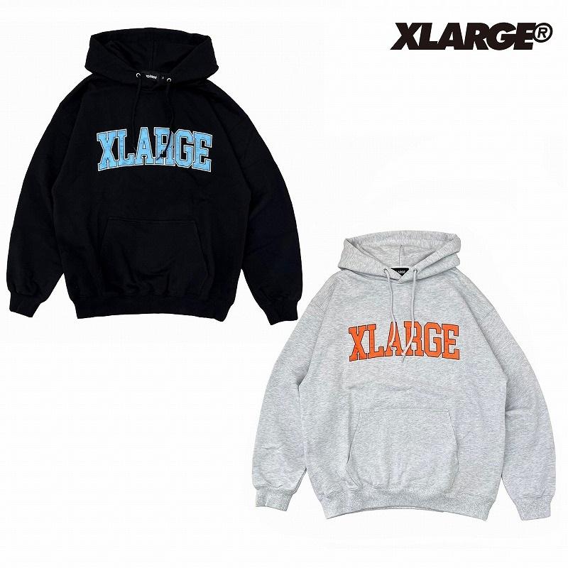 エクストララージ パーカー XLARGE COLLEGE LOGO HOODED SWEATSHIRT メンズ 長袖 スウェットトップス